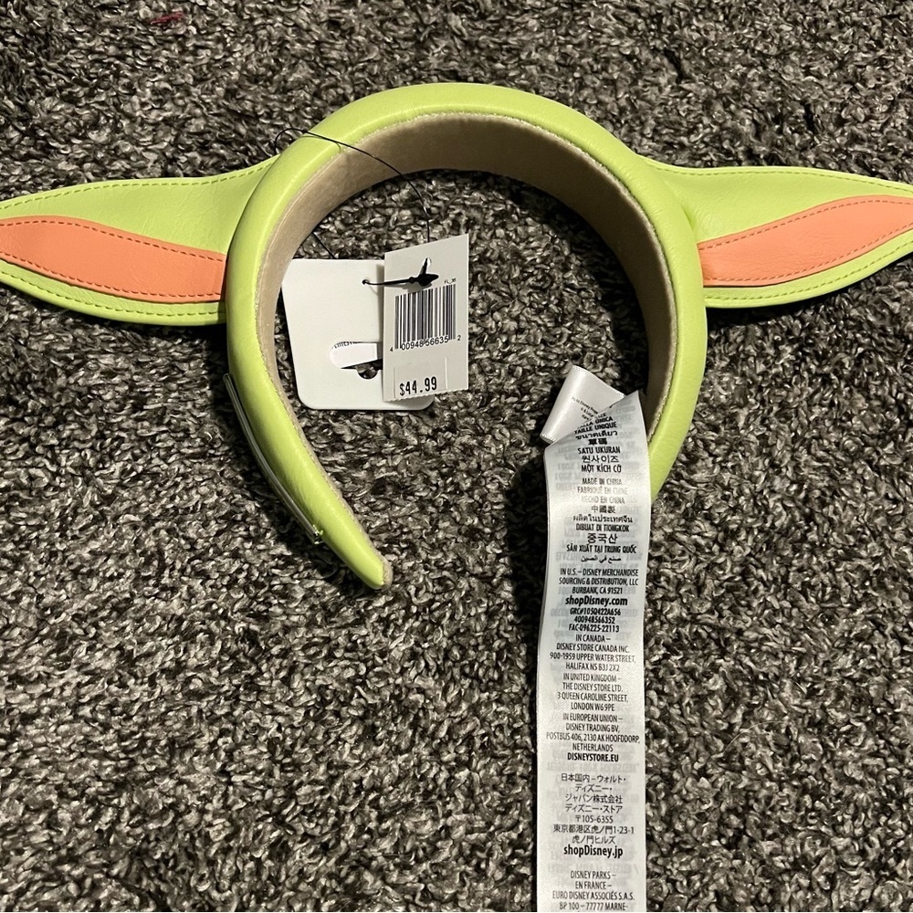 NWT New with Tags Disney Parks Star Wars x Loungefly Yoda Ears
